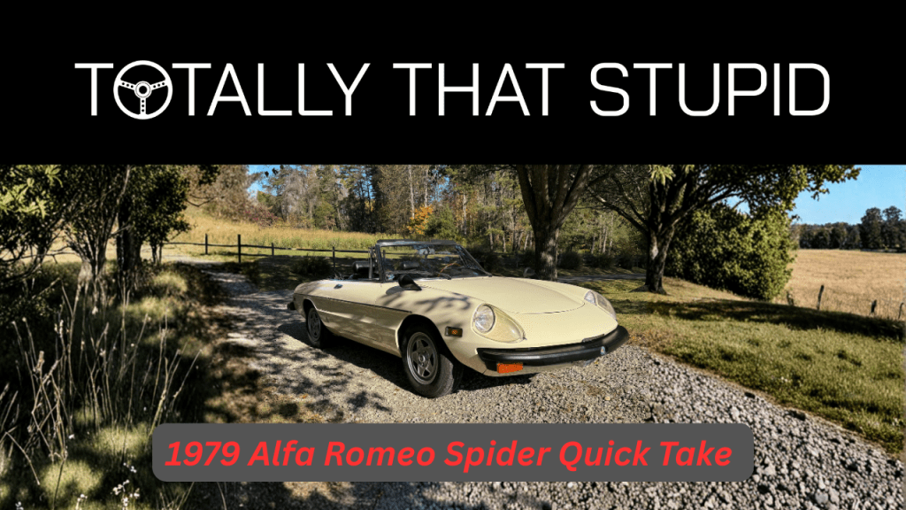TTS Quick Look and Drive: 1979 Alfa Romeo&nbsp;Spider